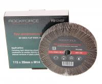 Круг лепестковый RF-FD1240F зачистной 115х20мм M14 (Grit 240) ROCKFORCE /1/50