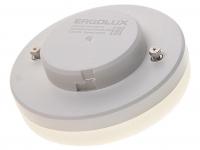 Лампа светодиодная GX53-9W-GX53 тёплый свет ERGOLUX 1/10/100