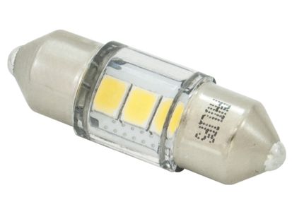 Автолампа C5W (SV8.5/8) LED 30мм WHITE Ultinon Pro6000 4000K 100Лм 12V PHILIPS /1/10