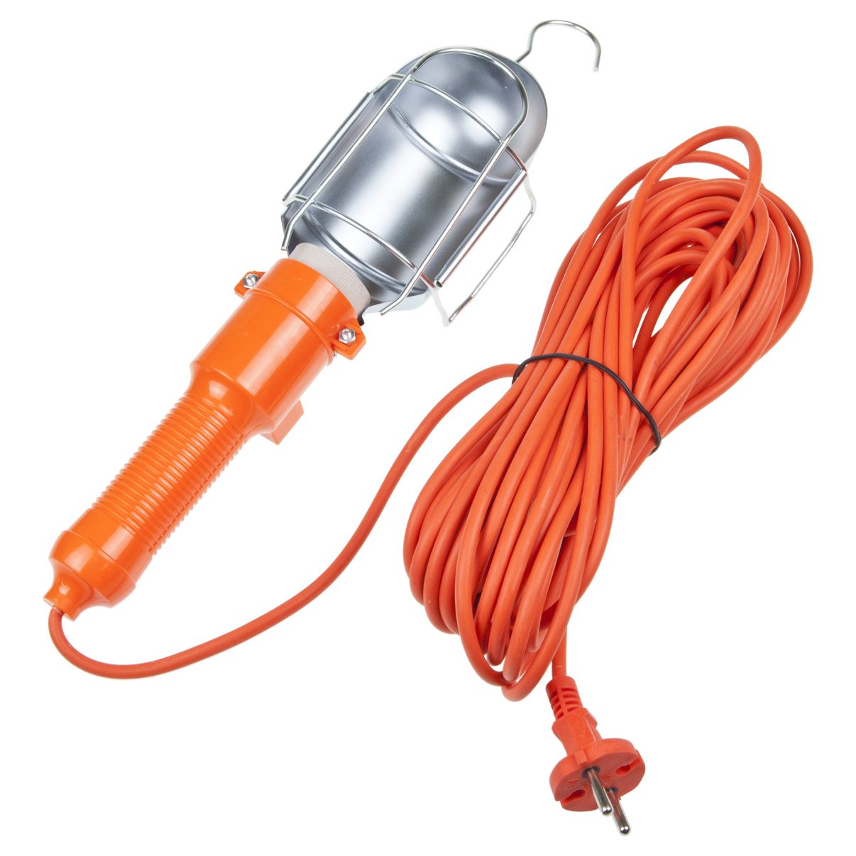 Лампа переносная M-22015 под лампу E27 до 60W, 220V, длина провода 15м  MEGAPOWER 1/12