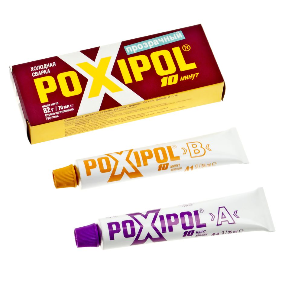 Сварка холодная 70мл прозрачный POXIPOL /1