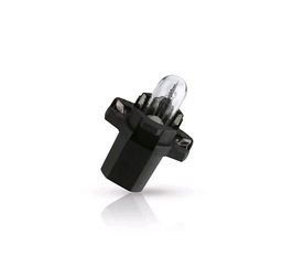 Автолампа BAX1.2W с черным патроном (BAX8.3s/1.35) 12V PHILIPS /10/200