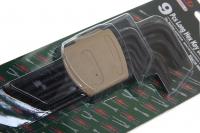 Набор ключей RF-5098LB TORX Г-образных длинных с шаром, 9пр. (Т10, Т15, Т20, Т25, Т27, Т30, Т40, Т45, Т50),в пластиковом держателе ROCKFORCE /1