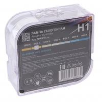 Автолампа H1 (55) P14.5s +50% (бокс, 2шт) 12V MEGAPOWER /1/10