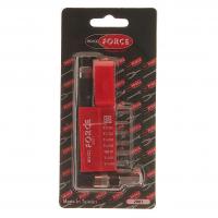 Набор вставок RF-2081: 1/4"DR TORX с Г-образным держателем (с отверстием) 8пр. ROCKFORCE /1/25/100