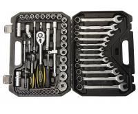 Набор инструмента ER-80061 1/4"&1/2"DR 6-гранный 61 предмет ЭВРИКА 1/3