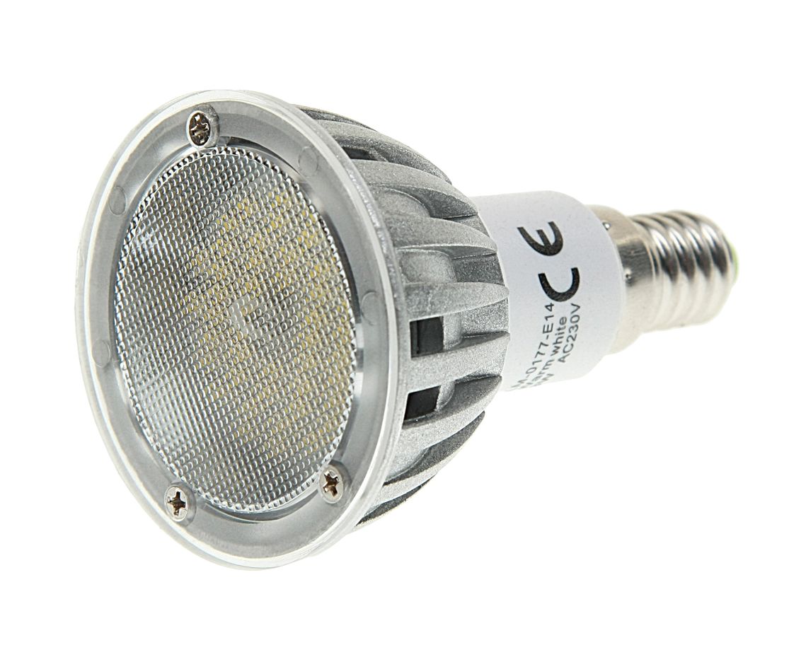 Лампа светодиодная LM-0177-E14 WARM WHITE 48 SMD LED 3W=30W угол освещения 120° (75мм, Ø50мм) 170-240V MEGA LIGHTING /1/20/100