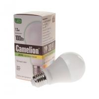 Лампа светодиодная E27 A60 13W тёплый свет CAMELION 1/10/100