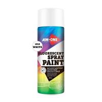 Краска SPF-WH1010 флуоресцентная, белая (аэрозоль) 450мл AIM-ONE /1/12