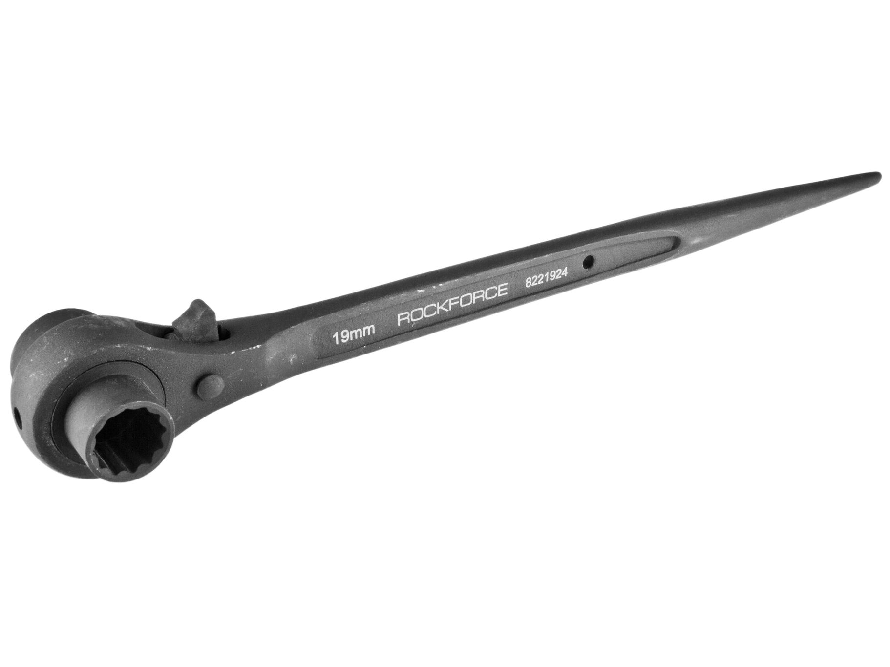 Ключ RF-8221924 трещоточный ступичный усиленный 19х24 ROCKFORCE /1