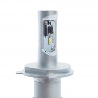Автолампа H4 BRIGHT WHITE 12 SMD 6200K с блоком (2шт) 12-24V 6000лм MEGAPOWER /1/10