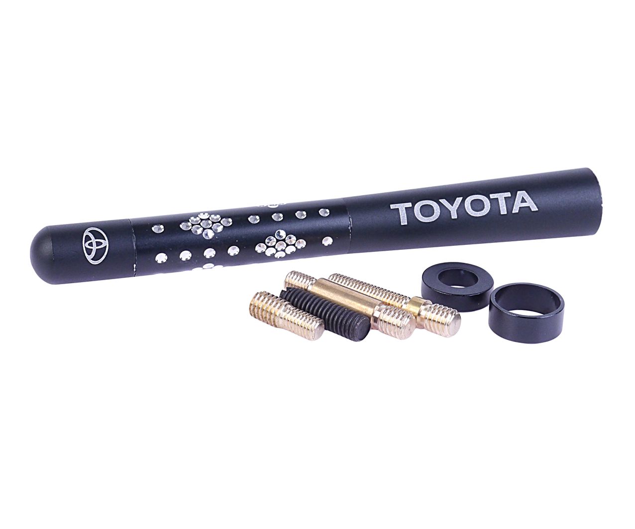 Антенна TX01 BLACK с логотипом TOYOTA 12см /1 OLD