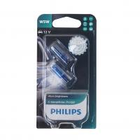Автолампа W5W (W2.1*9.5d) +150% X-tremeVision Pro150 3300K (блистер, 2шт) 12V PHILIPS /1/5