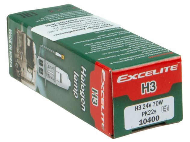 Автолампа H3 (70) PK22s STANDART 24V EXCELITE /1/10/100 NEW