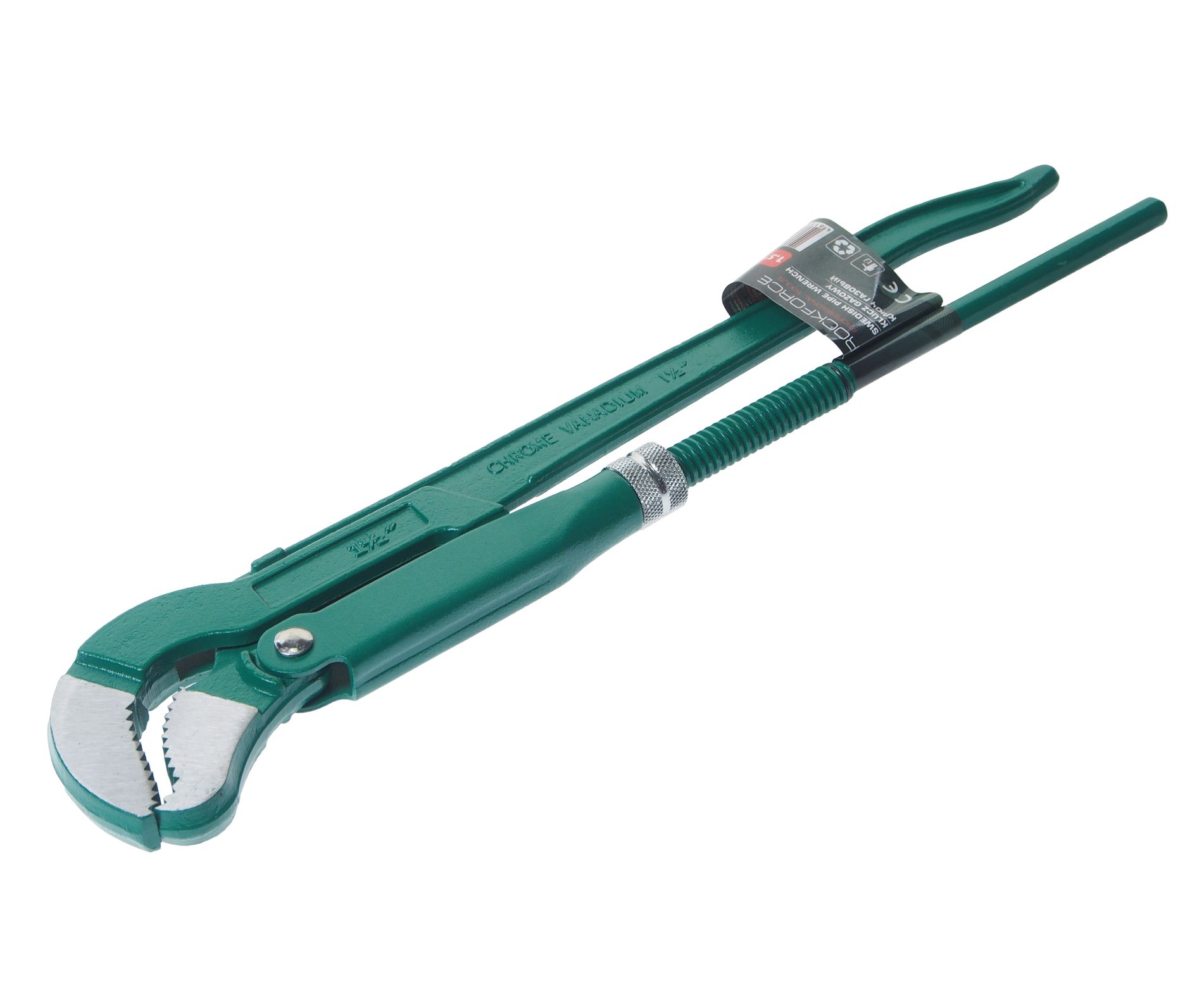Ключ газовый RF-684C17 1.5" 45° (захват S-образный:85мм) ROCKFORCE /1
