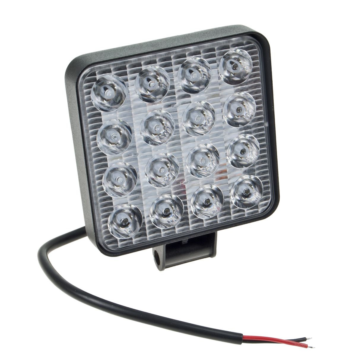 Фара рабочего света MIS-16 16 LED плоская 105-105мм (2 реж. стробоскоп) 10-30V MISTAR /1