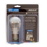 Лампа светодиодная LM-0627-E27 WARM WHITE 6 SMD LED 4W=45W угол освещения 150° (102мм, Ø50мм) 170-240V MEGA LIGHTING /1/6/36