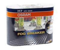 Автолампа H7 (55) PX26d FOG BREAKER 2600K (евробокс, 2шт) 12V OSRAM /1/10