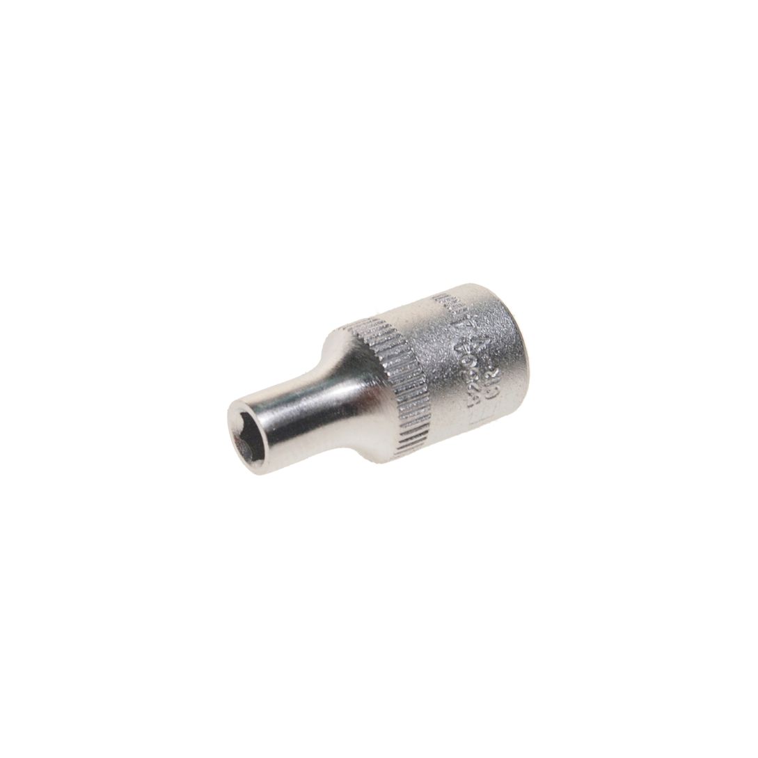 Головка торцевая  4мм 1/4" 6-гранная L=25мм ROCKFORCE RF-52504 /1/60