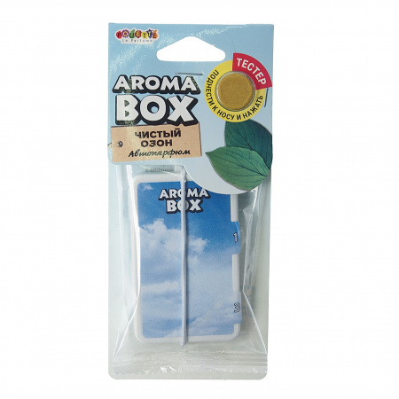 Ароматизатор воздуха FTE-B-15 AROMA BOX (чистый озон) подвесной 20гр FOUETTE /1/36