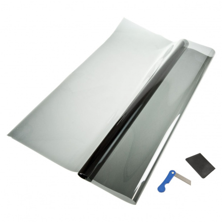Пленка тонировочная Light Black 37,0% (блокировка УФ-70% ИК-13%) 75х300см MEGAPOWER /1/50