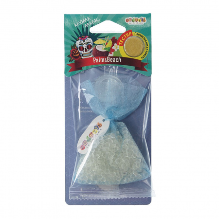 Ароматизатор воздуха FTE-M-15 AROMA MAGIC (palm&beach) подвесной, саше FOUETTE /1/24