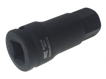 Насадка 6-гранная ударная, 30мм 3/4" (L-100мм) ROCKFORCE /1