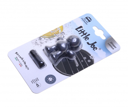Ароматизатор воздуха EF1717 Little Joe Metallic (Имбирь) на дефлектор, 3D-Polymer Drive Int /1/6