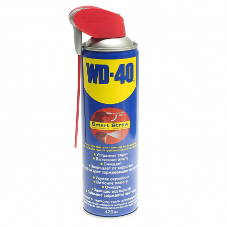 Смазка WD-40 универсальная (аэрозоль) 420мл (с носиком) /1/12