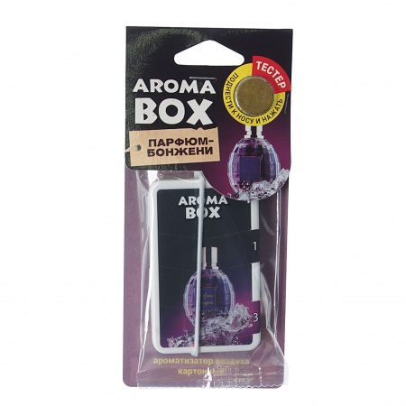 Ароматизатор воздуха FTE-B-9 AROMA BOX (парфюм-бонжени) подвесной 20гр FOUETTE /1/36