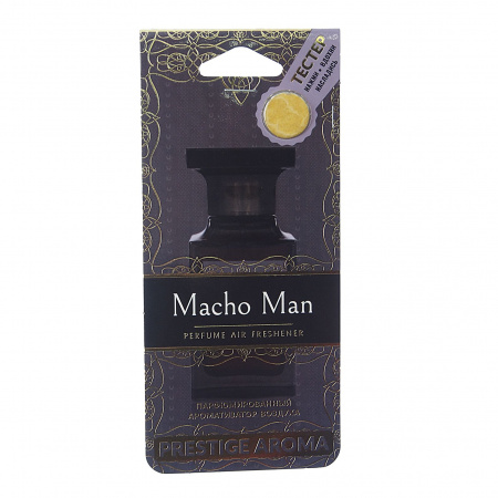 Ароматизатор воздуха FTE-PA-15 PRESTIGE AROMA (Macho man по мотивам Givenchy - Play for Him) подвесной FOUETTE /1/32