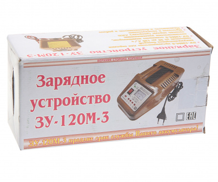 Зарядное устройство ЗУ-120М3 для АКБ 12V (0-10A) автомат 220V ТАМБОВ /1 HIT