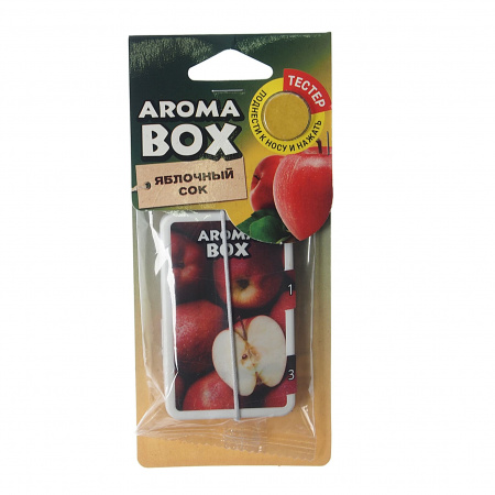 Ароматизатор воздуха FTE-B-16 AROMA BOX (яблочный сок) подвесной 20гр FOUETTE /1/36