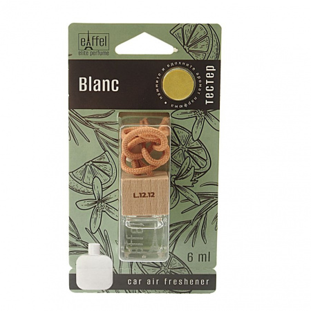 Ароматизатор воздуха FTE-EEP-12 LUXURY AROMA EIFFEL ELITE PERFUME (L.12.12 blanc) подвесной, с деревянной крышкой 6мл FOUETTE /1/20