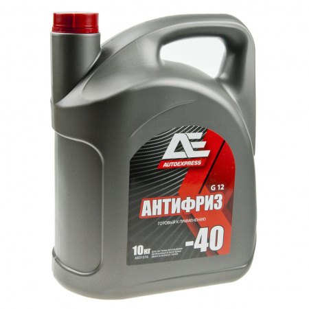 Антифриз красный -40 G 12 RED «AUTOEXPRESS» 10кг ТИТАН-СМ /1/63