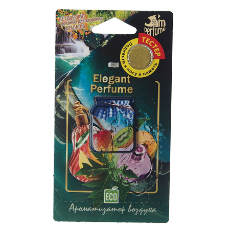 Ароматизатор воздуха FTE-J-11 JAM PERFUME (elegant perfume) подвесной, мембранный 7гр FOUETTE /1/40