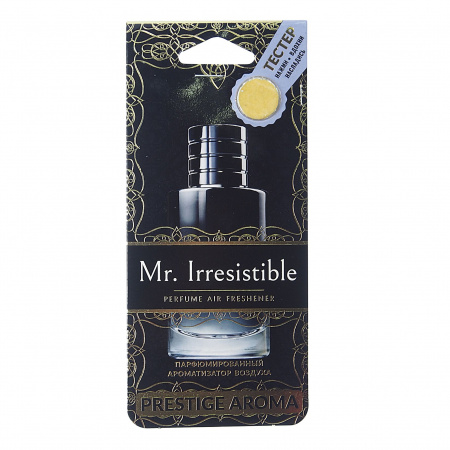 Ароматизатор воздуха FTE-PA-1 PRESTIGE AROMA (Mr. Irresistible по мотивам Escada - Collection) подвесной FOUETTE /1/32