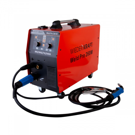 Weld Pro 260M Сварочный аппарат инверторный 260A, 220В, MIG/MAG/MMA/Lift TIG с горелкой 24KD