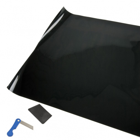 Пленка тонировочная Ultra Super Dark Black 2,0% антистатичная (блокировка УФ-85% ИК-16%) 50х300см MEGAPOWER /1/50