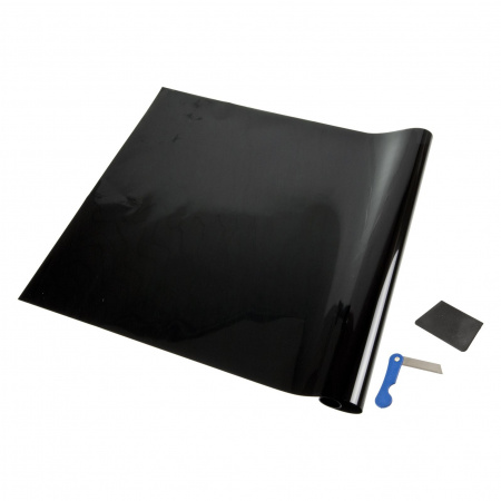 Пленка тонировочная Ultra Super Dark Black 1,1% (блокировка УФ-99% ИК-12%) 50х300см MEGAPOWER /1/50