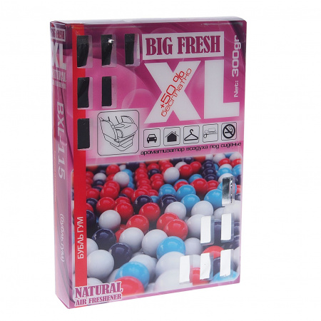 Ароматизатор воздуха BXL-115 BIG FRESH XL (бубль гум) гелевый 300гр FKVJP /1/30