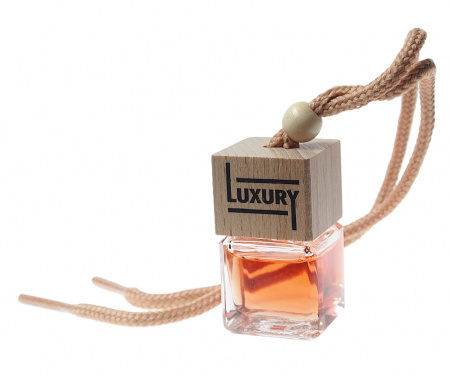 Ароматизатор воздуха FTE-LAE-16 LUXURY AROMA ELITE PERFUME (по мотивам Escada-Taj Sunset) подвесной, с деревянной крышкой FOUETTE /1/30