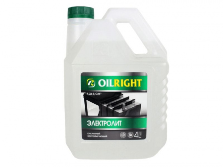 Электролит 1,34г/куб.см 4л OIL RIGHT/1/4