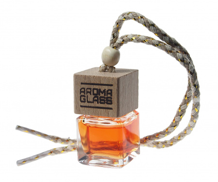 Ароматизатор воздуха FTE-AG-05 AROMA GLASS (orange passion) подвесной в стеклянном флаконе FOUETTE /1/30