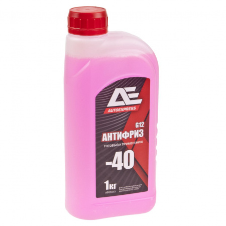 Антифриз красный -40 G 12 RED «AUTOEXPRESS» 1кг ТИТАН-СМ/1/8/720