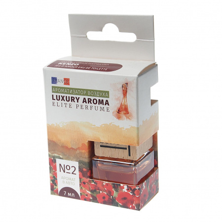 Ароматизатор воздуха FTE-LAE-02 LUXURY AROMA ELITE PERFUME (по мотивам Kenzo-Jean d`amour eau de toilette) подвесной, с деревянной крышкой FOUETTE /1/