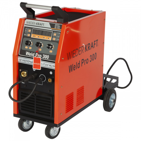 WELD Pro 300 (УЦЕНКА) Сварочный аппарат инверторный 300A, 380В MIG/MAG/MMA/Lift TIG с горелкой 24AK