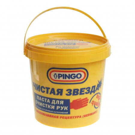 Паста для очистки рук "Чистая звезда" 1л PINGO /1/12 NEW