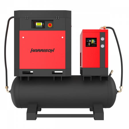 HRS-942300TD5 Винтовой компрессор с ресивером и осушителем Harrison: 2300 л/мин, 8 бар, 15 кВт, 500