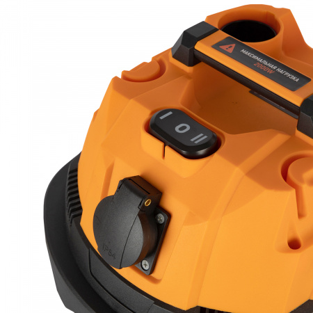 WDK-DUSTER L Промышленный пылесос 1600W/20L с подключением электроинструмента